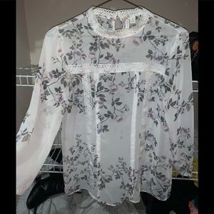Floral/lace blouse